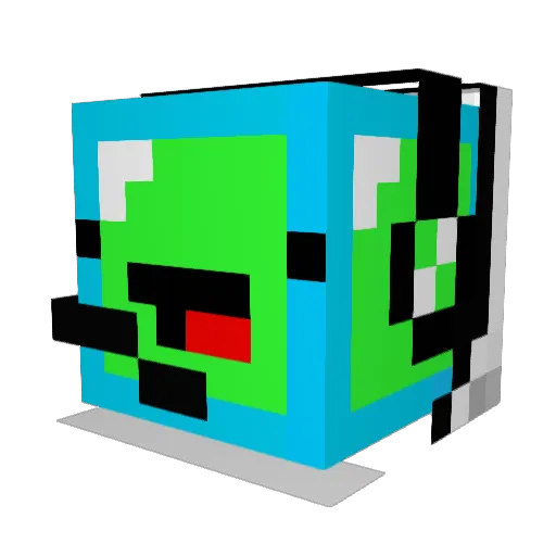 connor3211234567 Minecraft avatar head, 3D render