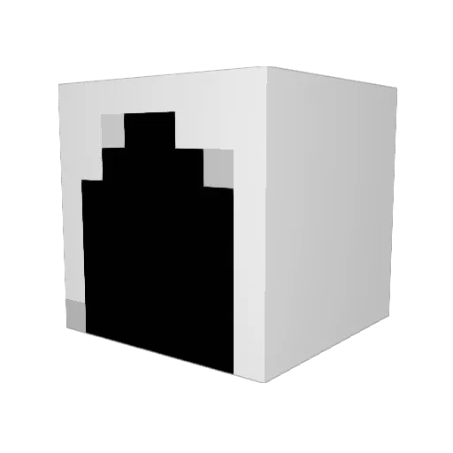 connorRAWR Minecraft avatar head, 3D render