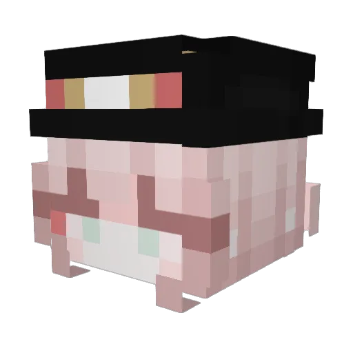 connorVVI Minecraft avatar head, 3D render