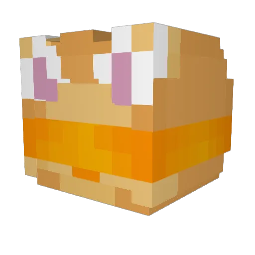 connor_bods Minecraft avatar head, 3D render