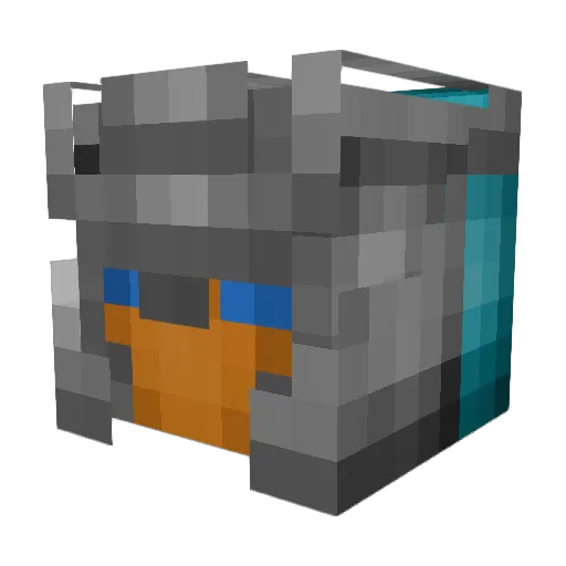 connorbbenning Minecraft avatar head, 3D render