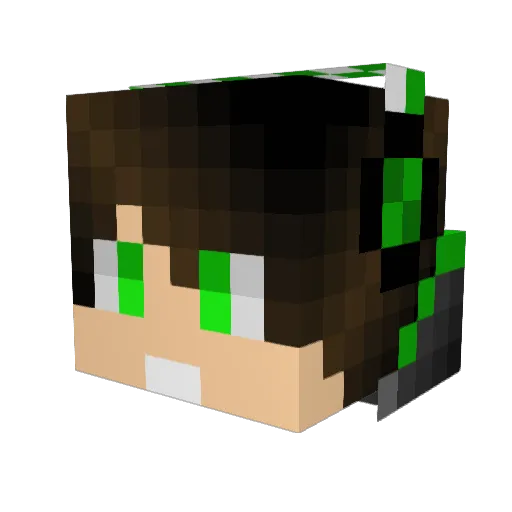 connorex777 Minecraft avatar head, 3D render