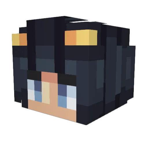 connorforreal Minecraft avatar head, 3D render