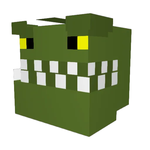 connorhaha Minecraft avatar head, 3D render