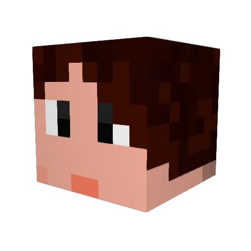 connorlewis Minecraft avatar head, 3D render