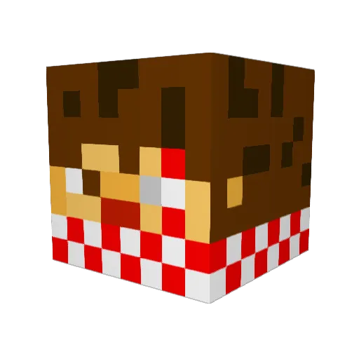 connormanable Minecraft avatar head, 3D render