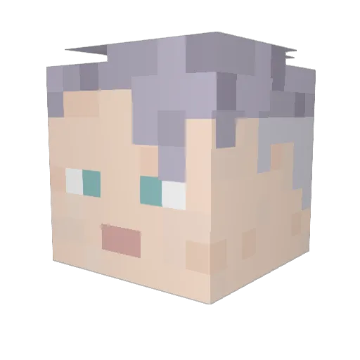connormc2 Minecraft avatar head, 3D render