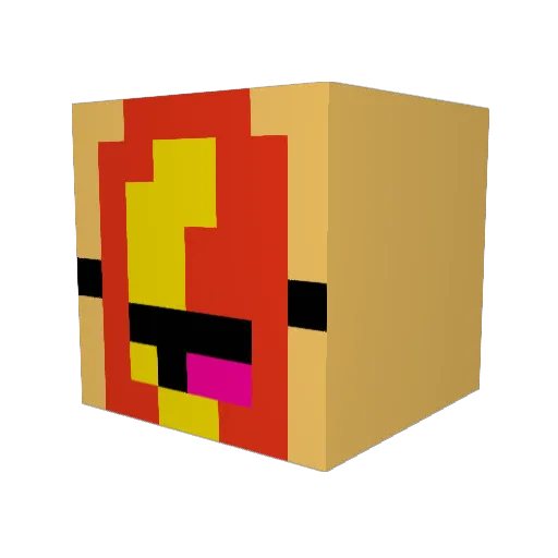 connorpaul2 Minecraft avatar head, 3D render
