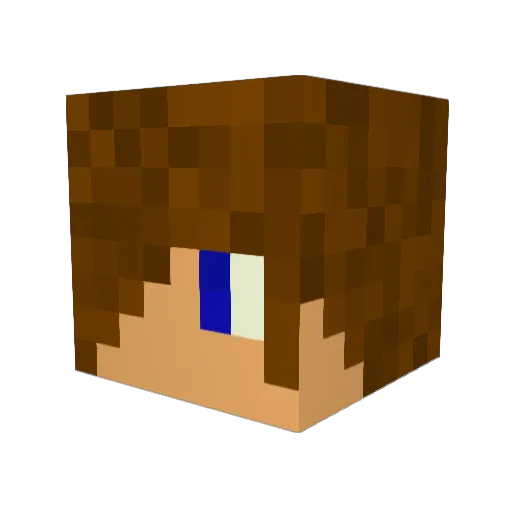 connorpriestman Minecraft avatar head, 3D render