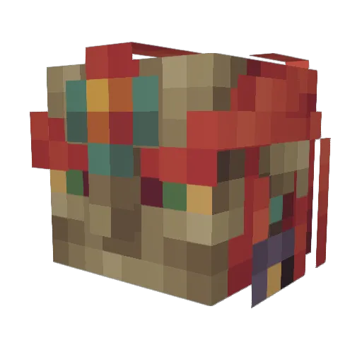 connorqcm Minecraft avatar head, 3D render