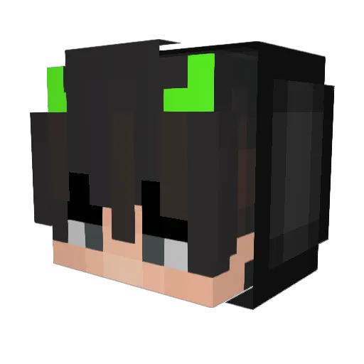 connorrrrrrrrrrr Minecraft avatar head, 3D render