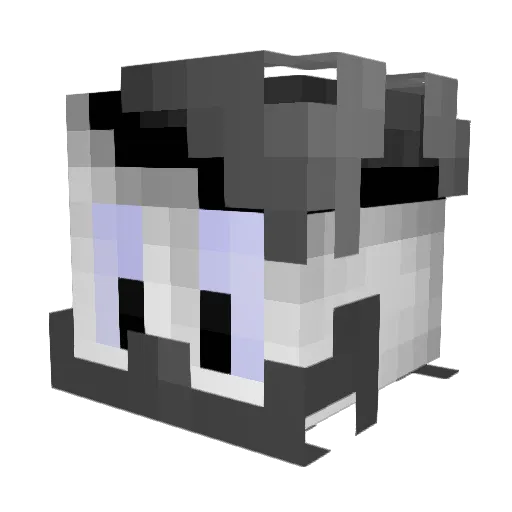 connzok Minecraft avatar head, 3D render