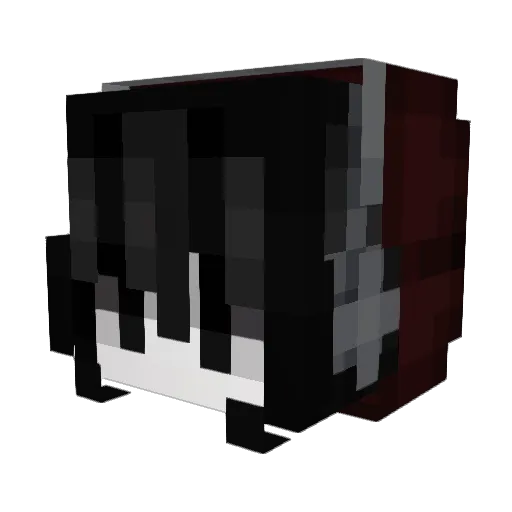 conocida Minecraft avatar head, 3D render
