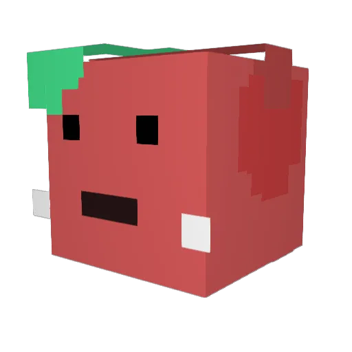 conpako123 Minecraft avatar head, 3D render