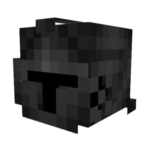 conquerorwill Minecraft avatar head, 3D render