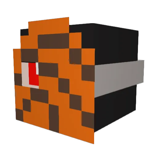 conrad199 Minecraft avatar head, 3D render