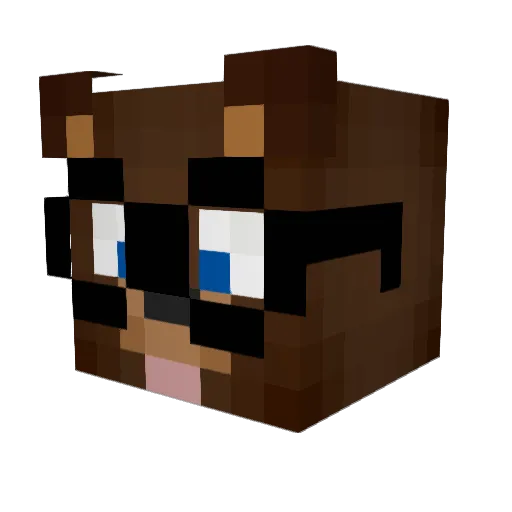 conrad2712 Minecraft avatar head, 3D render