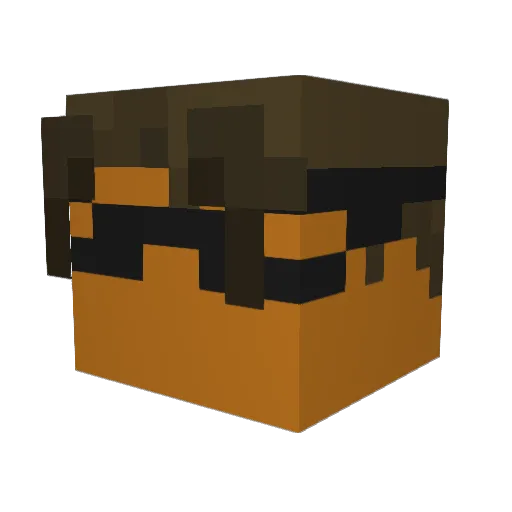 conrye Minecraft avatar head, 3D render
