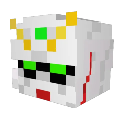 conscomax Minecraft avatar head, 3D render