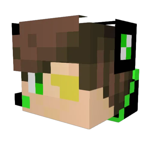consistentmotion Minecraft avatar head, 3D render
