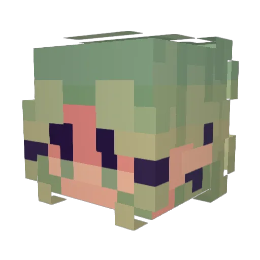 constam123 Minecraft avatar head, 3D render