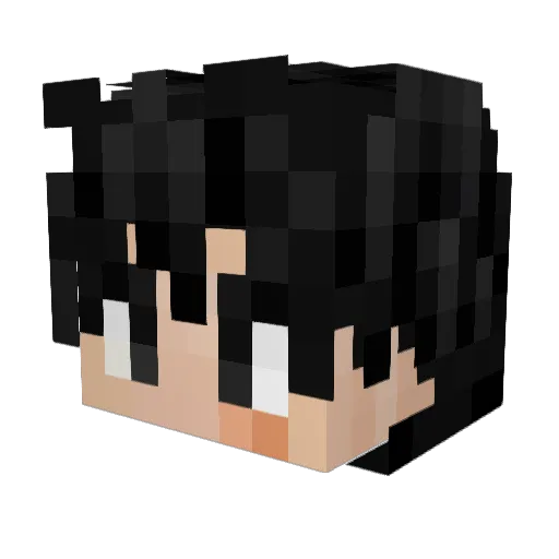 constantbumpy Minecraft avatar head, 3D render