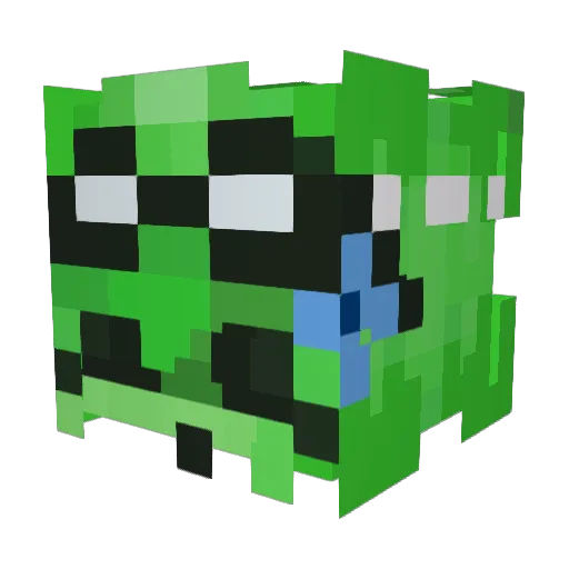 constellist Minecraft avatar head, 3D render