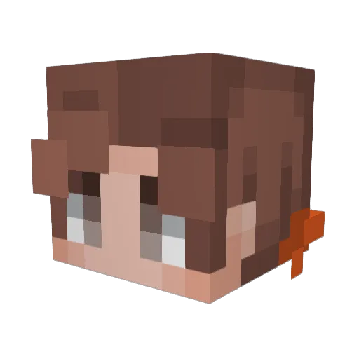 consterking99 Minecraft avatar head, 3D render