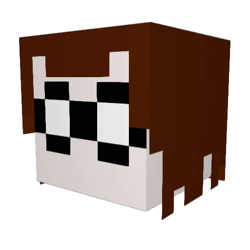 contentrespecter Minecraft avatar head, 3D render