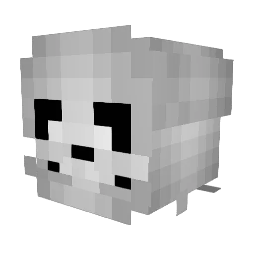 conthedarknight Minecraft avatar head, 3D render