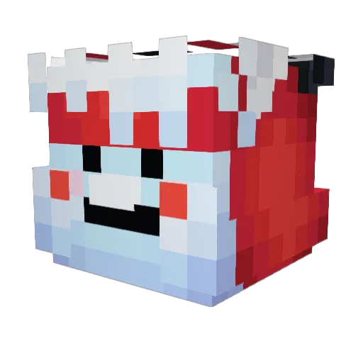 controller_kosa Minecraft avatar head, 3D render
