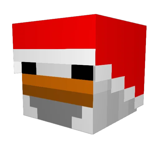 coobmans Minecraft avatar head, 3D render
