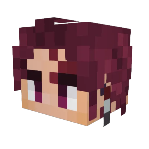 cookchef Minecraft avatar head, 3D render
