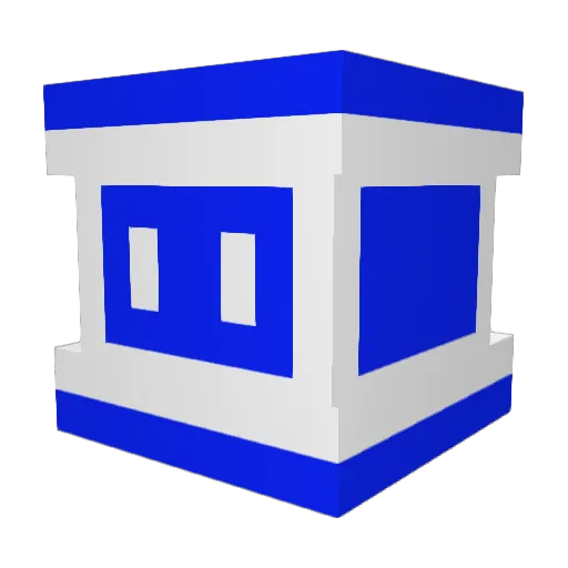 cookerp Minecraft avatar head, 3D render