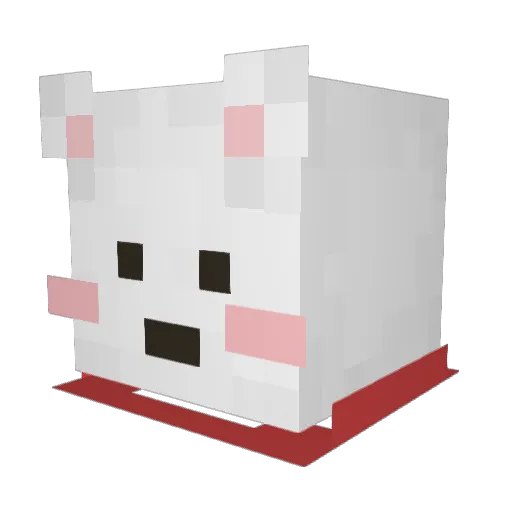 cookie0311 Minecraft avatar head, 3D render