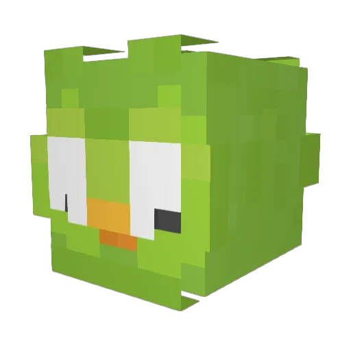cookie27400 Minecraft avatar head, 3D render