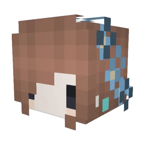 cookie4545 Minecraft avatar head, 3D render