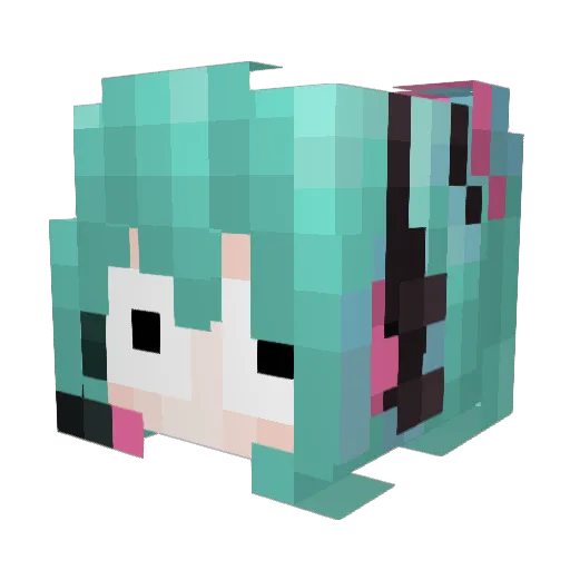 cookie634 Minecraft avatar head, 3D render