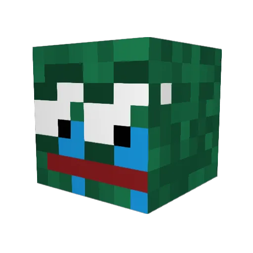 cookie88 Minecraft avatar head, 3D render