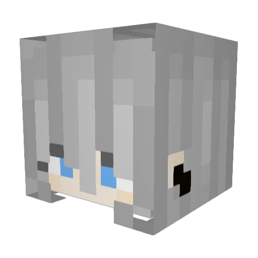 cookie_brat_og Minecraft avatar head, 3D render