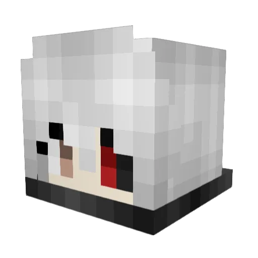 cookie_lily1185 Minecraft avatar head, 3D render