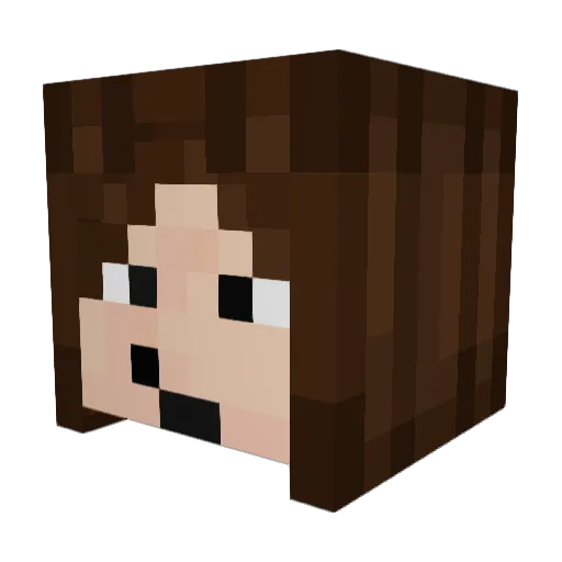 cookie_yoda_365 Minecraft avatar head, 3D render