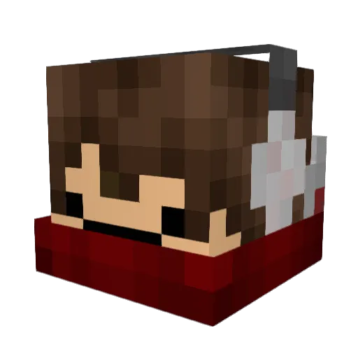 cookiechompr Minecraft avatar head, 3D render
