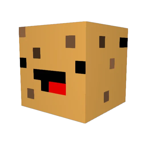 cookiecrum7 Minecraft avatar head, 3D render