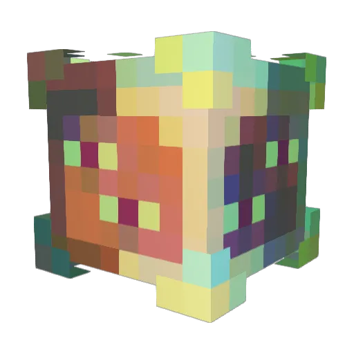cookiecutter056 Minecraft avatar head, 3D render