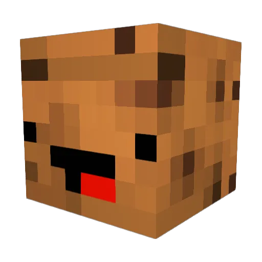 cookieftmilk Minecraft avatar head, 3D render