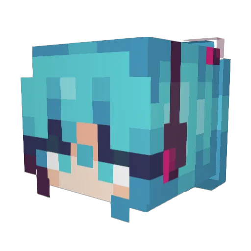 cookiegod19 Minecraft avatar head, 3D render