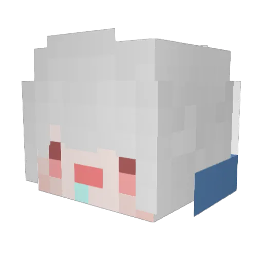 cookieis877 Minecraft avatar head, 3D render