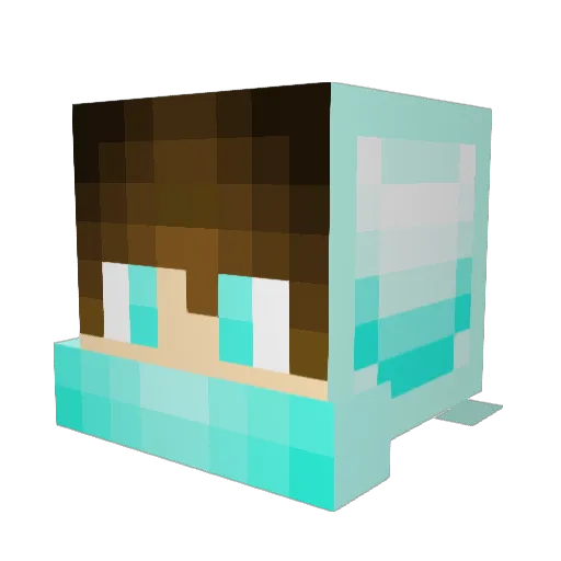 cookiemon6450 Minecraft avatar head, 3D render