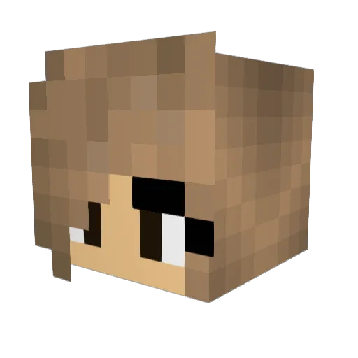 cookiemonsta130 Minecraft avatar head, 3D render